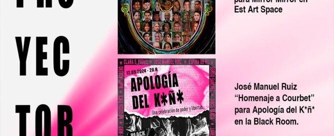 EST_ART Space y su sala BLACK ROOM son dos de las sedes oficiales de esta 17ª edición de PROYECTOR que se celebra entre el 11 y el 22 de septiembre.