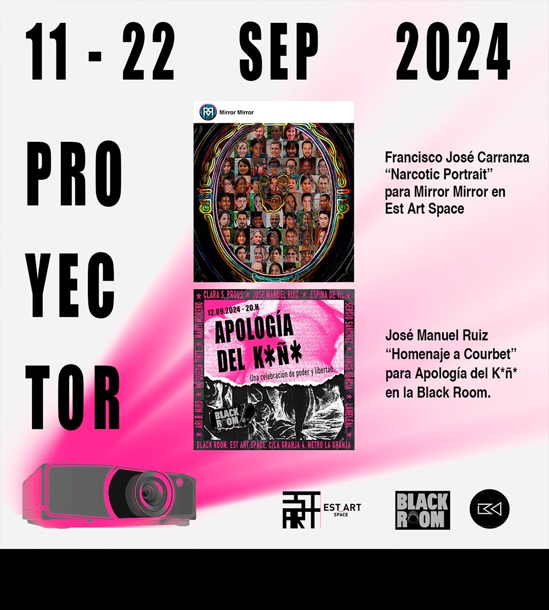 EST_ART Space y su sala BLACK ROOM son dos de las sedes oficiales de esta 17ª edición de PROYECTOR que se celebra entre el 11 y el 22 de septiembre.