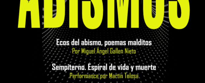 RECITAL, PERFORMANCE, CHARLA El próximo 20.03.25 - 19H BLACK ROOM acoge tres actividades en el contexto de la exposición ABISMOS del artista ERIK ARENAS. | BLACKROOM, una sala dentro de EST_ART Space, Alcobendas, Madrid
